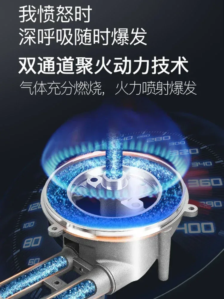 Built-in Kitchens Cookers Home Gas Stove Single Stove Stainless Steel Fierce Fire Stoves Table Kitchen Household use