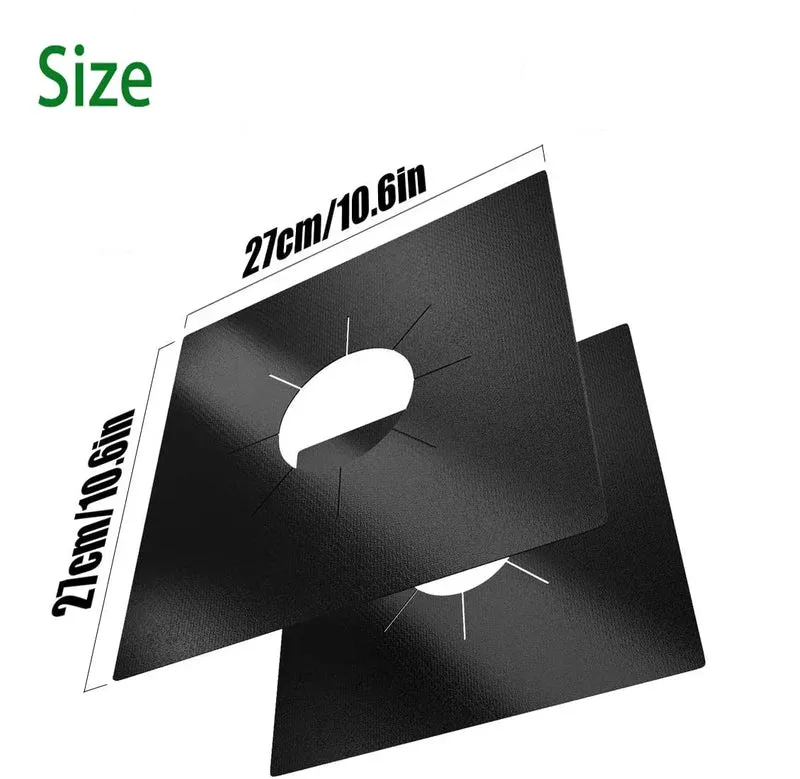 1/4PCS Gas Stove Protector Stovetop Burner Covers Kitchen Accessories Washable Mat Cooker Cover cooking stove cover