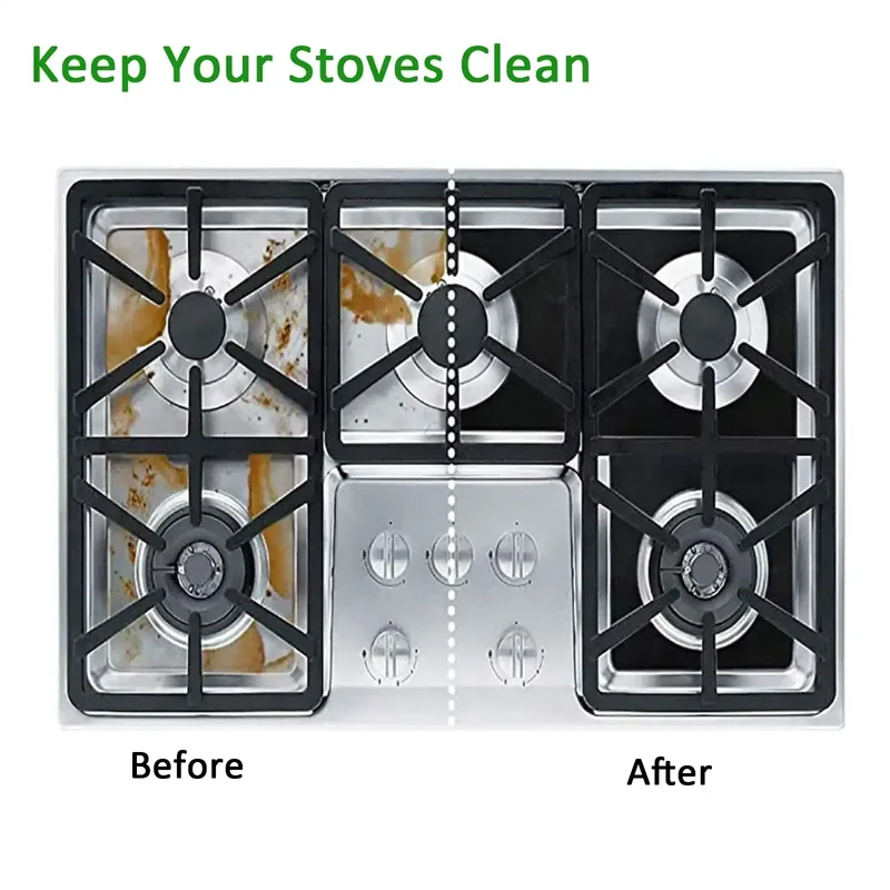 1/4PCS Gas Stove Protector Stovetop Burner Covers Kitchen Accessories Washable Mat Cooker Cover cooking stove cover