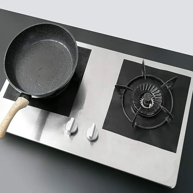 1/4PCS Gas Stove Protector Stovetop Burner Covers Kitchen Accessories Washable Mat Cooker Cover cooking stove cover