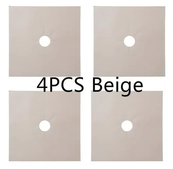 1/4PCS Gas Stove Protector Stovetop Burner Covers Kitchen Accessories Washable Mat Cooker Cover cooking stove cover