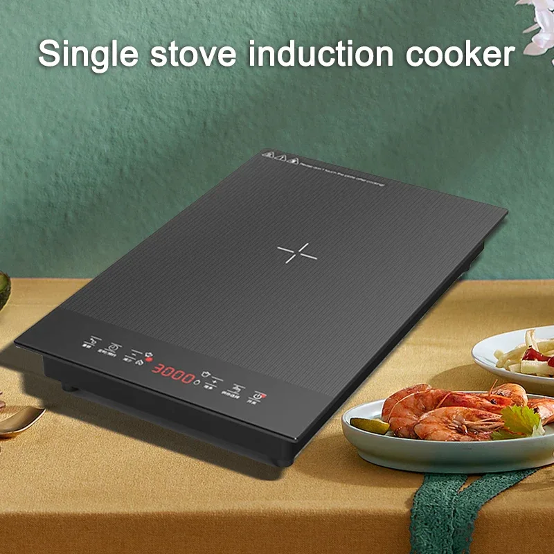 3000W Embedded Induction Cooker Single Stove Electric Ceramic Stove Multifunctional Commercial High Power Household Fire Boiler