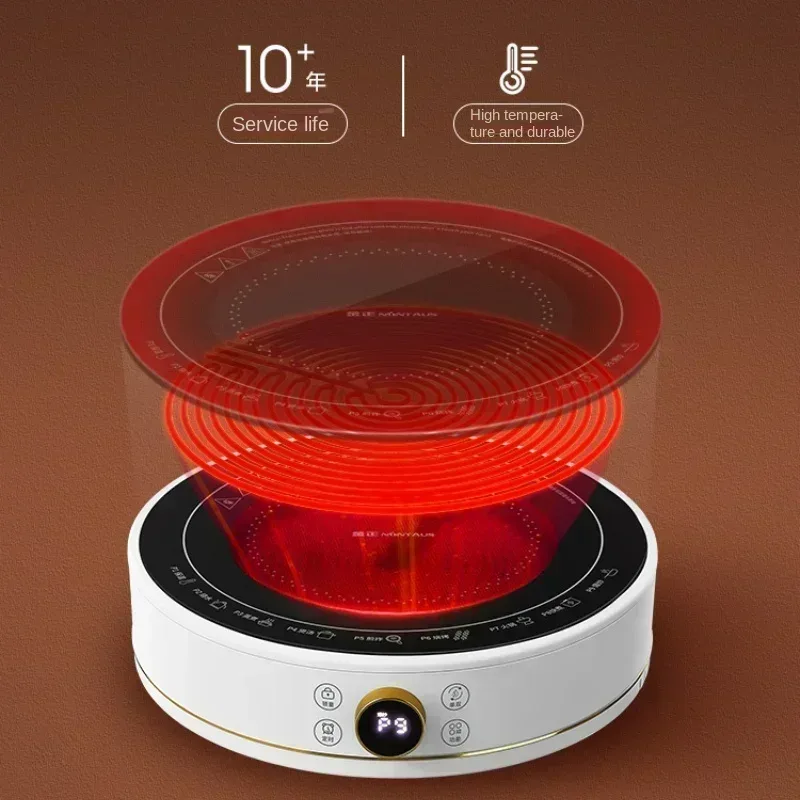 New Electric Ceramic Stove Home Mini Tea Cooker 2000W High Power Induction Cooktop Round Induction Cooker Kitchen Appliances 인덕션