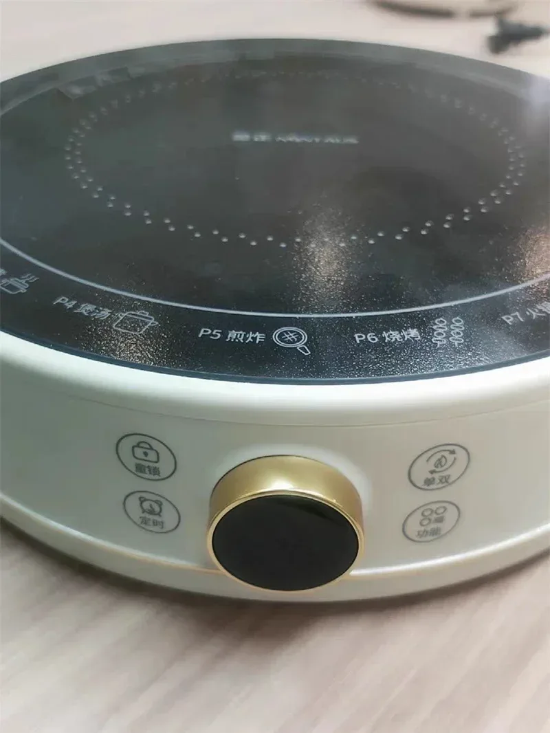 New Electric Ceramic Stove Home Mini Tea Cooker 2000W High Power Induction Cooktop Round Induction Cooker Kitchen Appliances 인덕션
