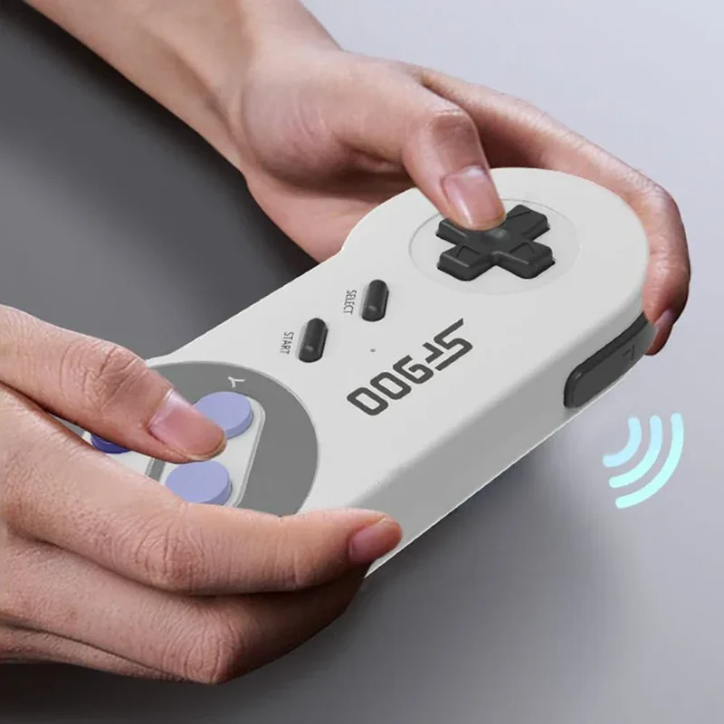 SF900 Video Game Console For Super Nintendo SNES NES Built in 4700 Game Stick TV Player with 2 Wireless Game Controller Gamepad