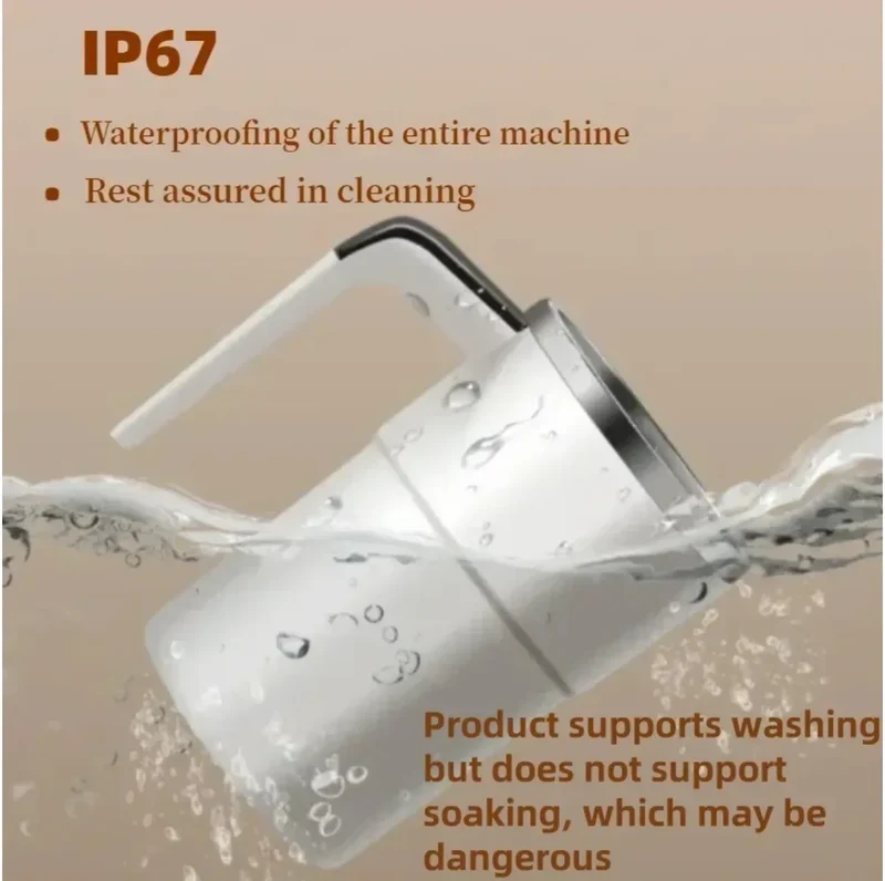 380ML Mini Electric Coffee Self Mixing Mug IP67 Waterproof Food Safe Coffee Mug USB Rechargeable Automatic Magnetic Cup For Tea