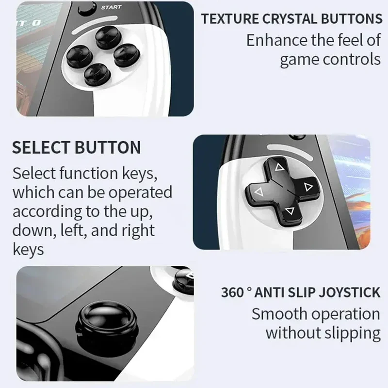 X9 Handheld Video Game Console With 3000 Games 5.5inch Screen Retro Video Game Player Built in 9 Emulators Support NES GBA GBC