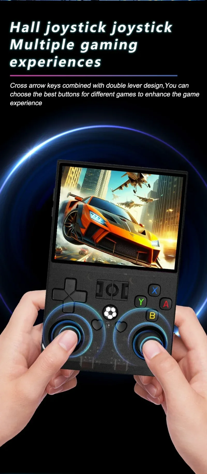 Open Source R36 PRO Retro Handheld Video Game Console Linux System 3.5 Inch IPS Screen Portable Pocket Player 128GB Games R36S