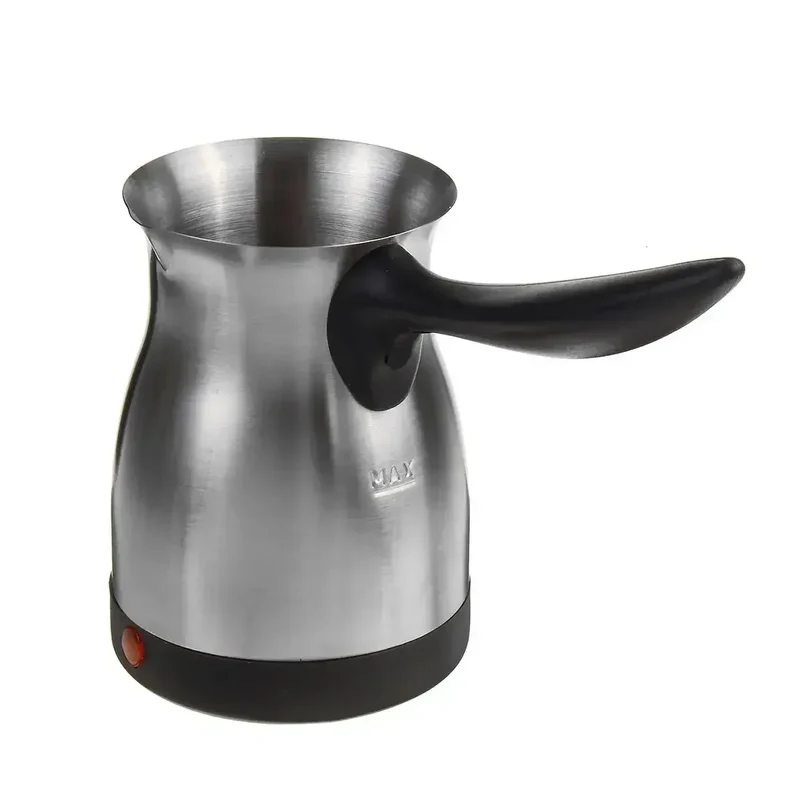 220V 800W Portable Electric Coffee Maker Turkish Greek Coffee Machine Stainless Steel Separated Home Office Espresso Moka Pot