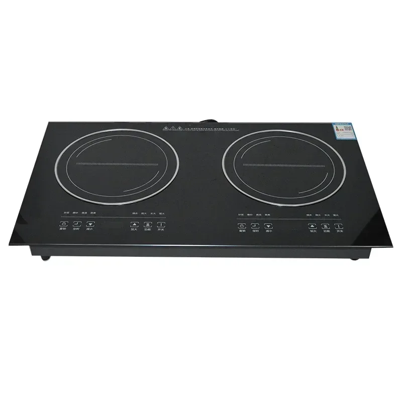 Double-Stove Induction Cooker Household Embedded Panel Cooktop Stove And Ceramic Stove Embedded Dual-Use Independent Control