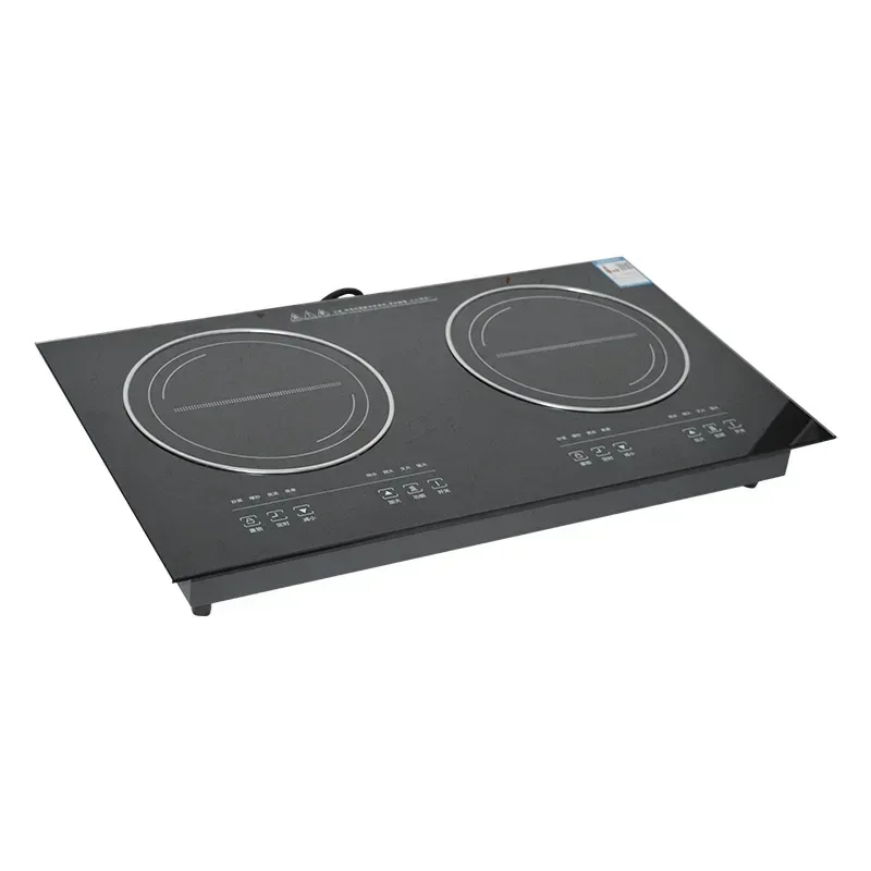 Double-Stove Induction Cooker Household Embedded Panel Cooktop Stove And Ceramic Stove Embedded Dual-Use Independent Control
