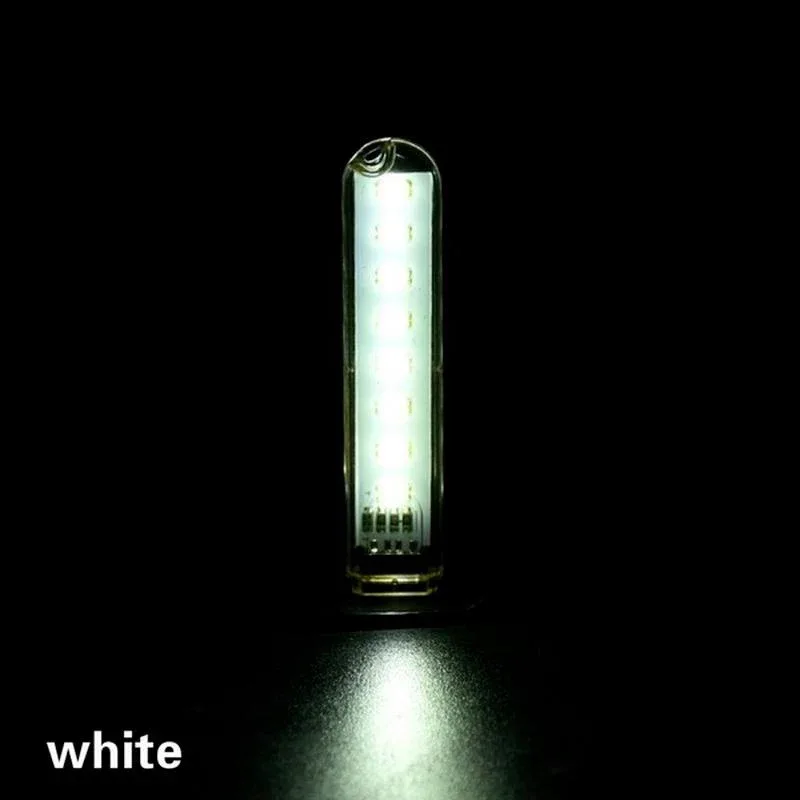 1 Pcs 8 LED Mini Portable USB Lamp DC 5V Camping USB Lighting for PC Laptop Mobile Power Bank Gadget