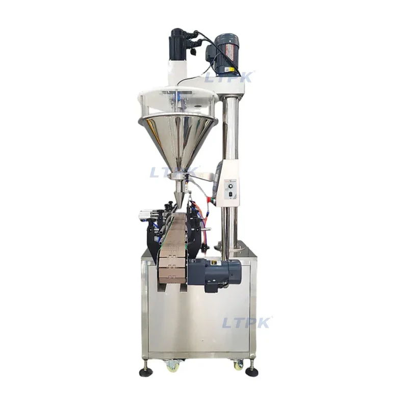 Automatic Milk Coffee Powder Sugar Mini Spics Ca Psule Protein Powder Auger Filling Machine for Small Business