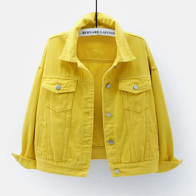 TTT-9539-T-Chaqueta Mujer Veste Femme New colorful plus-size Women Plus Size Jean Jacket Ladies Denim Coats Women Jackets