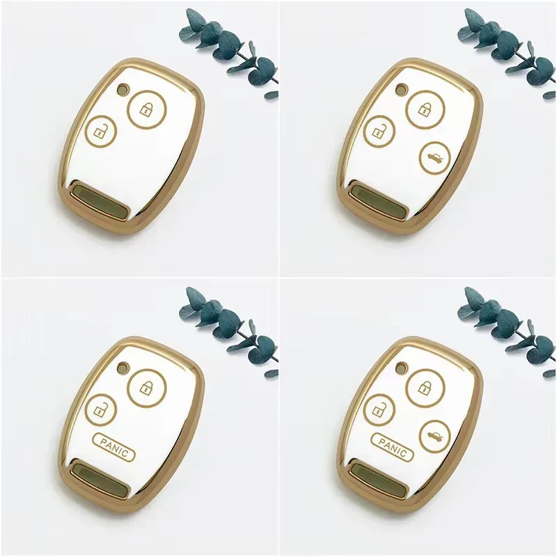 New for Honda Fit TPU Car Key Case Shell Cover Protective Key Fob Bag for Accord Civic CRV CR-V Pilot Insight Ridgeline