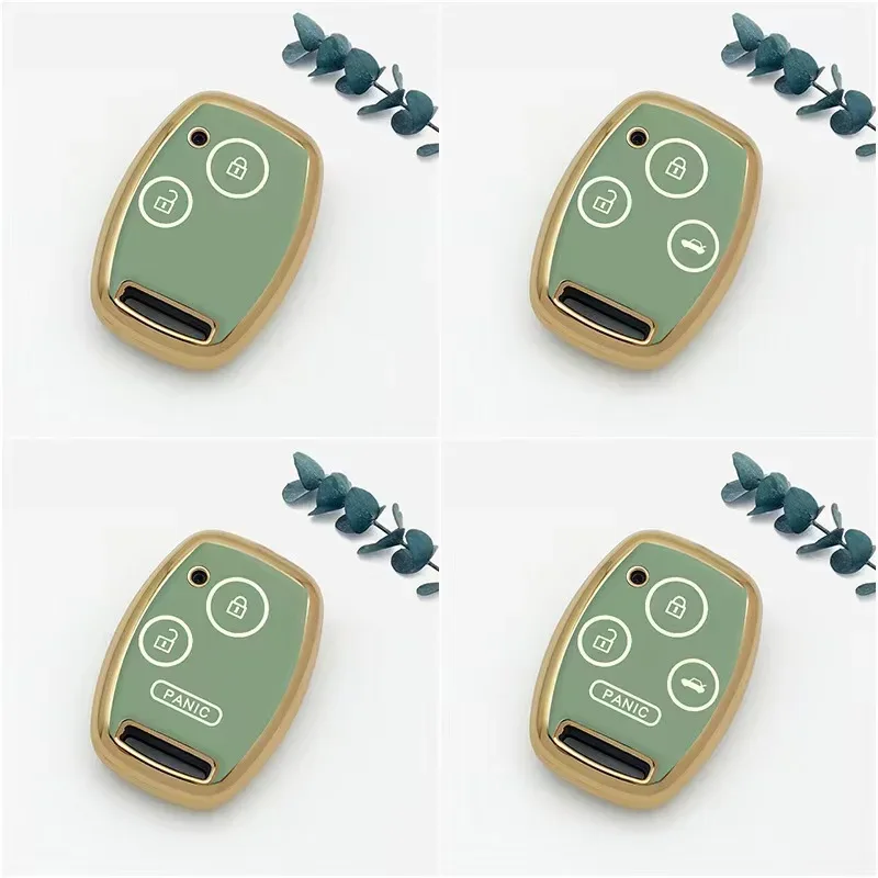 New for Honda Fit TPU Car Key Case Shell Cover Protective Key Fob Bag for Accord Civic CRV CR-V Pilot Insight Ridgeline
