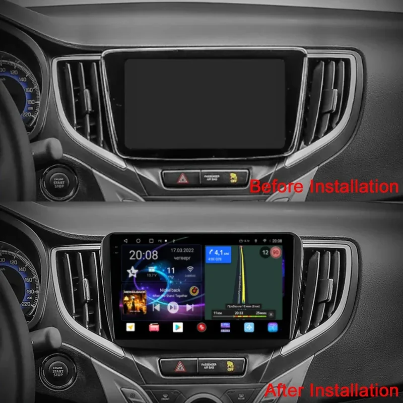 Penhui Android Car DVD Player for Suzuki Baleno 2 2015 - 2022 Radio GPS Navigation Audio Video CarPlay DSP Multimedia 2