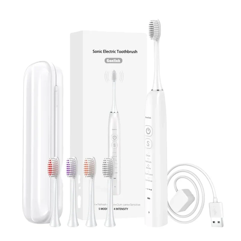 Best IX7 Private Label Tooth Brush Inductive Wireless Charging With Travel Case Rechargeable Smart Sonic Electric Toothbrush