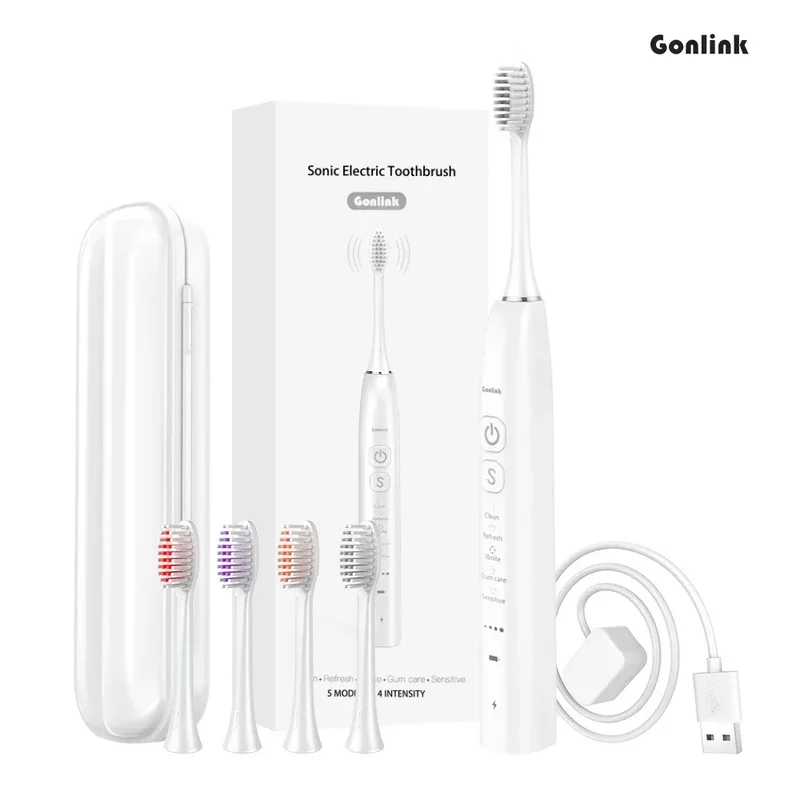 Best IX7 Private Label Tooth Brush Inductive Wireless Charging With Travel Case Rechargeable Smart Sonic Electric Toothbrush