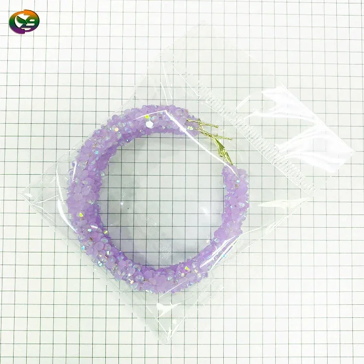 Trendy Women Geometric Big Hoop Earrings Resin Crystal Bling Hoop Earrings Custom Color Exaggerated Gold Earring for Girls