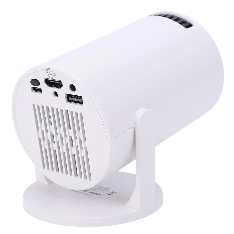 Portable Projector Projector Home Theater Movie Video Projector Multi Ports Low Noise 240° Rotation Small WiFi Video Projector
