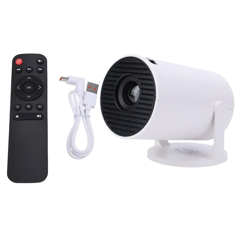 Portable Projector Projector Home Theater Movie Video Projector Multi Ports Low Noise 240° Rotation Small WiFi Video Projector