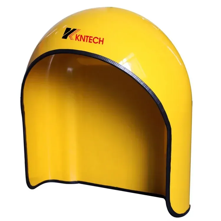Industrial Use Yellow Glass Fiber Reinforced Plastic Mold External Anti-Noise Telephone Hood 18-23dB Noise Reduction Extremely