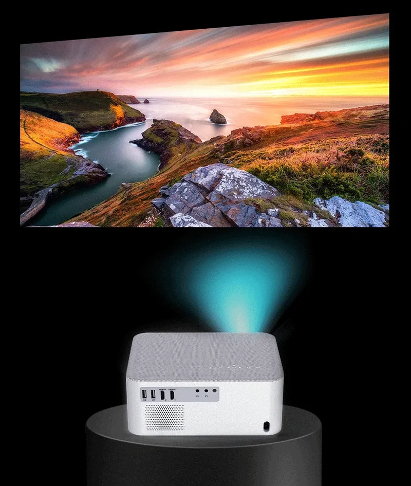 ThundeaL Portable Mini Projector TD92 Pro FHD 1080P Full HD Beam 4K Video WiFi Android Projector TD92Pro 3D Movie Home Theater