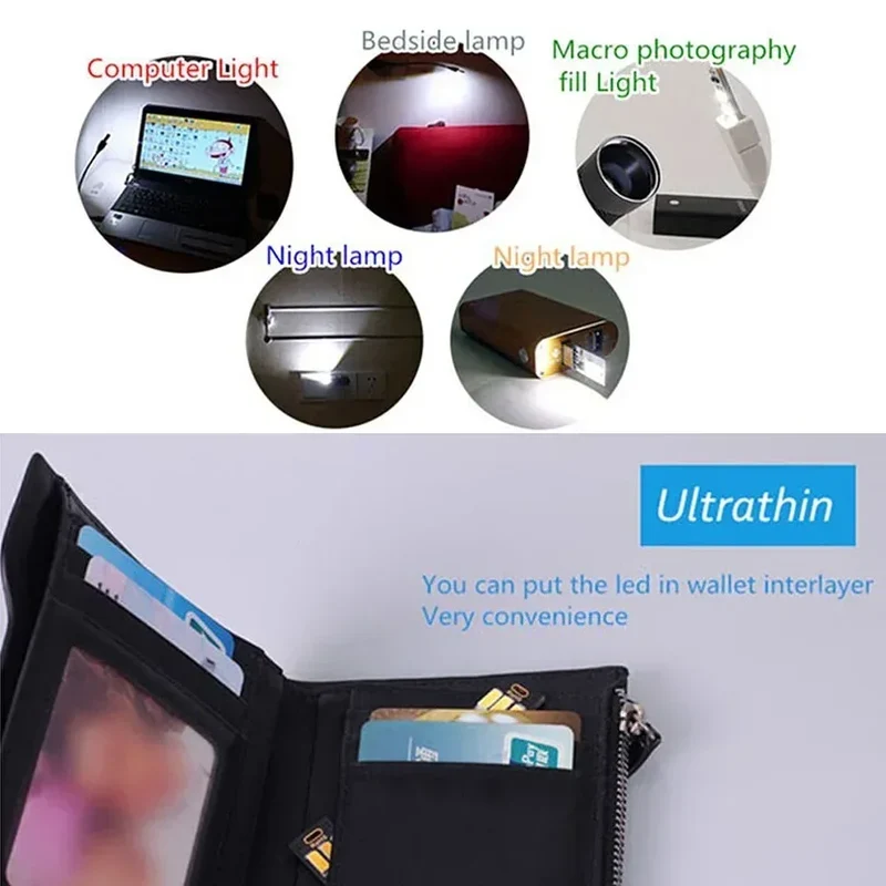 Portable Mini 5730 USB LED Light 5V Touch Sensor Dimmable Night Light for Power Bank Computer Laptop PC Book Reading Table Lamp