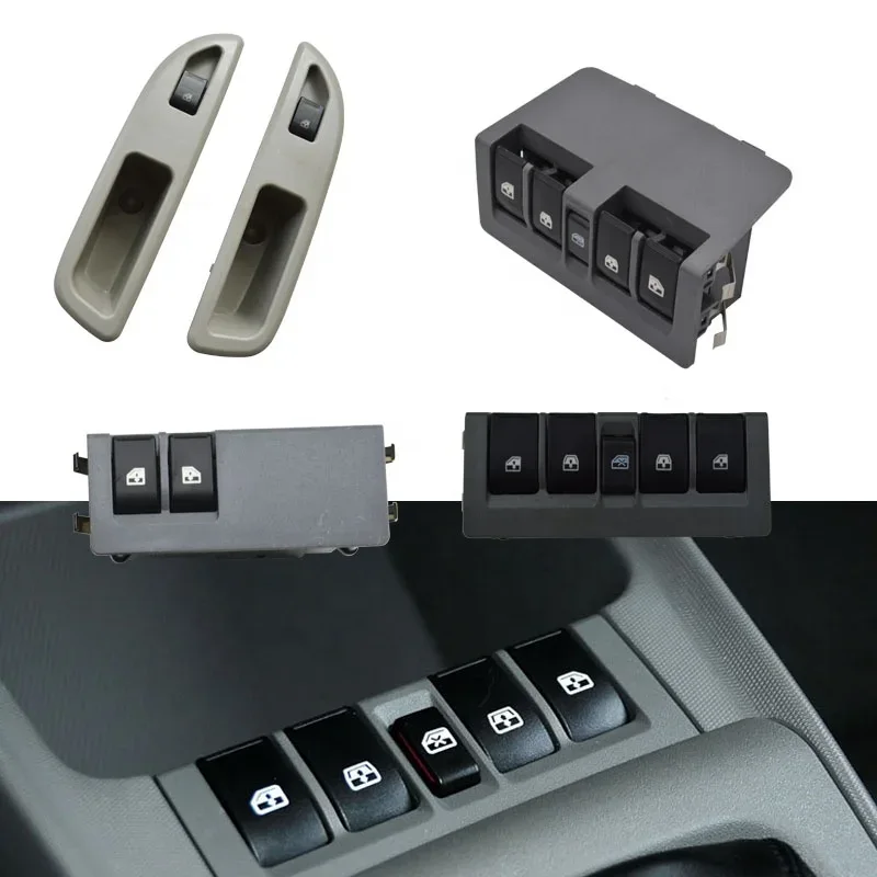 Replacement for Chevrolet New Sail 2010-14 9005043 9005041 Power Car Window Glass Lifter Switch 5 Buttons Car Accessory 90800027