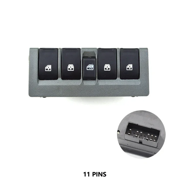 Replacement for Chevrolet New Sail 2010-14 9005043 9005041 Power Car Window Glass Lifter Switch 5 Buttons Car Accessory 90800027