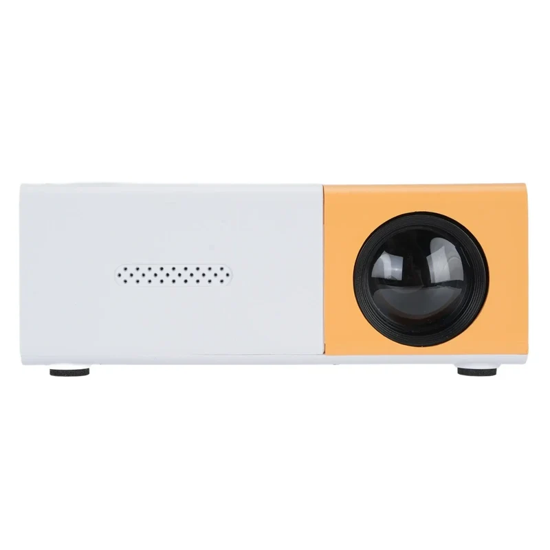 Outdoor Projector Small Projector 1080P Portable 100ANSI 1000LM Brightness Manual Focus 100in Screen Support LED Movie Projector