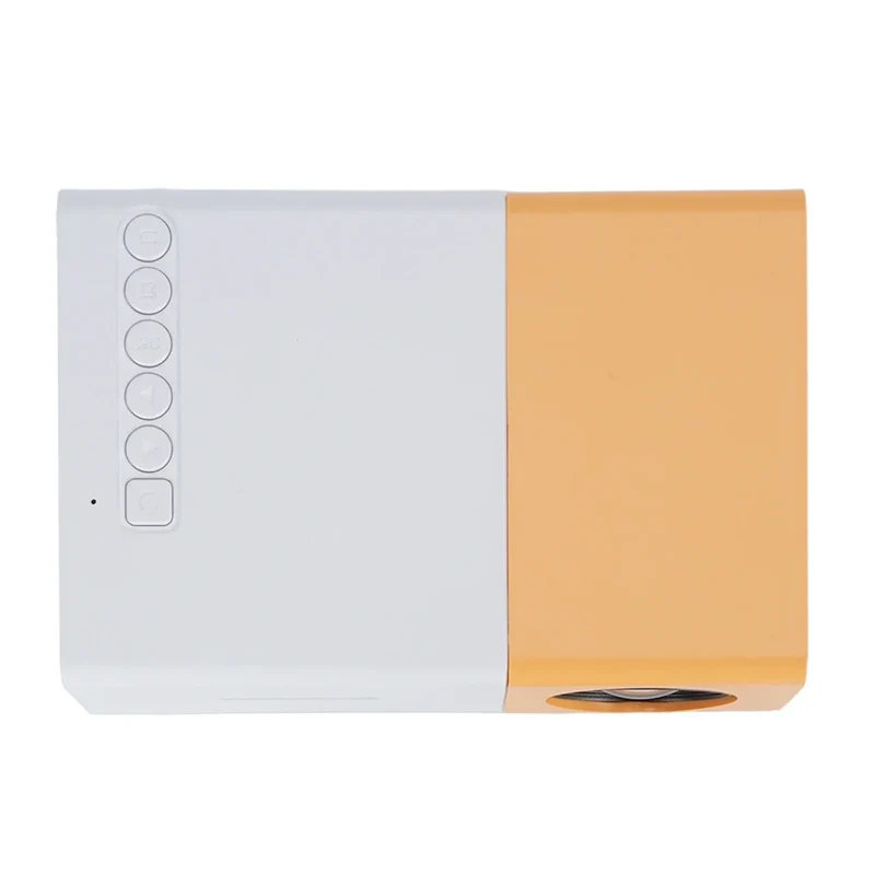 Outdoor Projector Small Projector 1080P Portable 100ANSI 1000LM Brightness Manual Focus 100in Screen Support LED Movie Projector