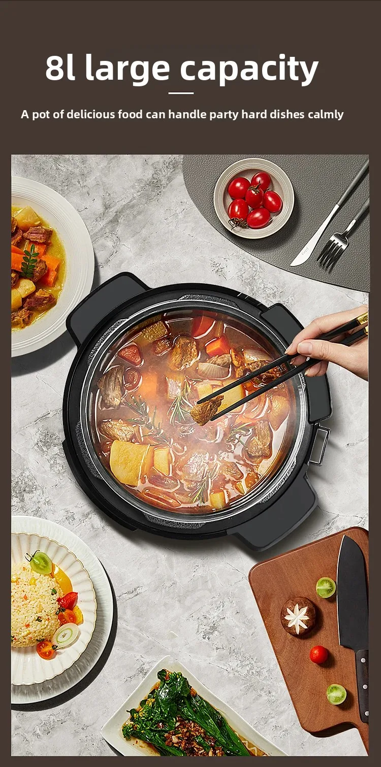 ‌13L Commercial Heavy Duty Pressure Cooker,Restaurant Grade Electric Steamer,Breakfast Buffet Auto Keep Warm Function