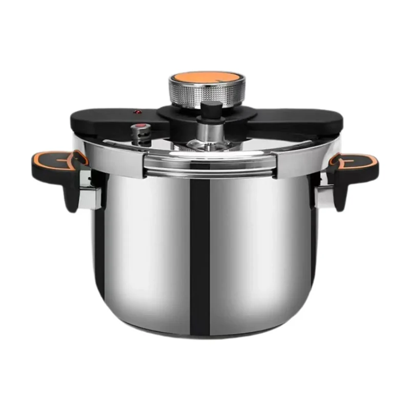 4/6/8L Explosion Proof Pressure Cooker 304 Stainless Steel Thickened Cooker Multifunctional Gas Stove Kitchen Pressure Pot