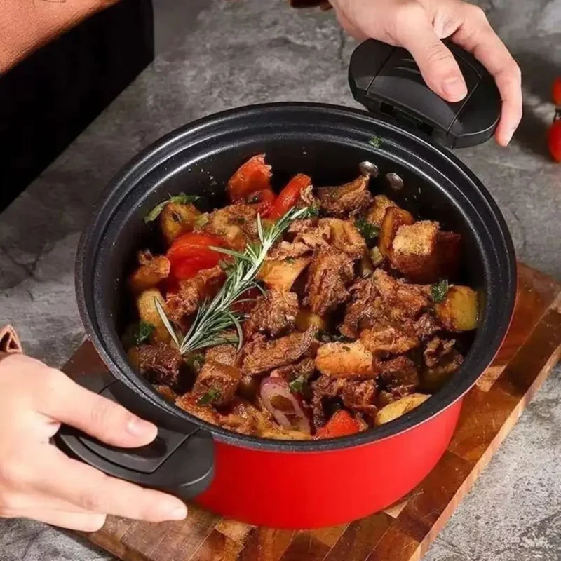Pressure Cooker 3.5L Soup Meat Pot Rice Cooker Gas Stove Micro Pressure Cooker Stew Pot Non-Stick Cooking Pots Kitchenware
