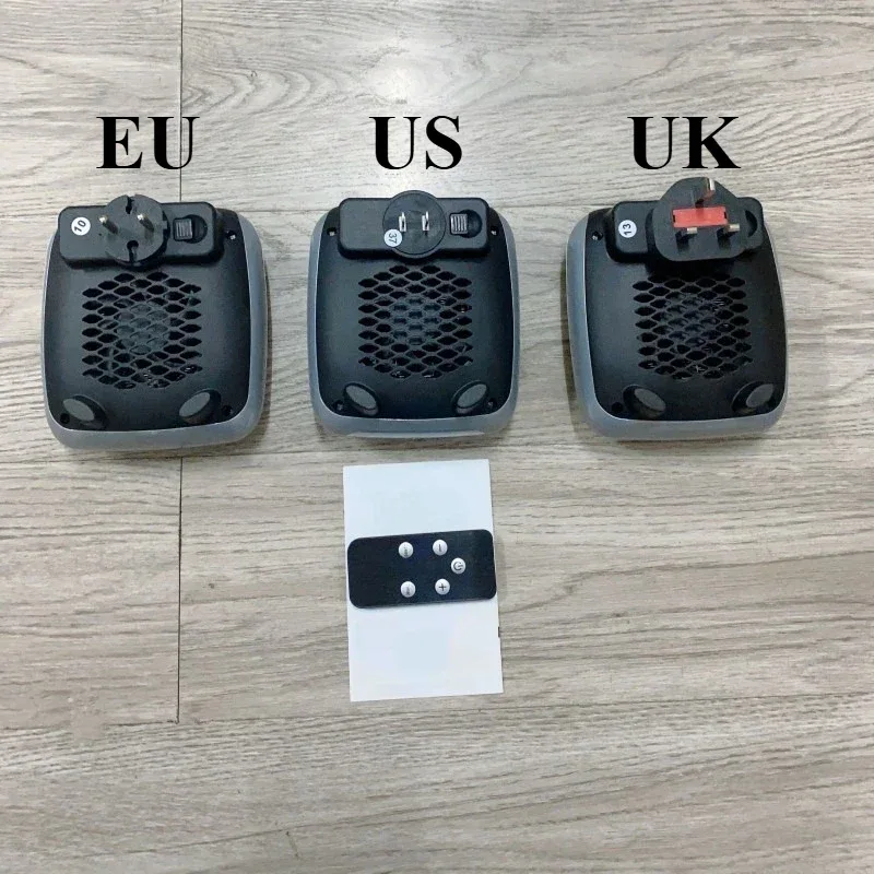 800W Mini Heater, PTC Ceramic Fast Heating Bathroom Heater with Remote Control, Wall Mounted Electric Heater for Indoor Use