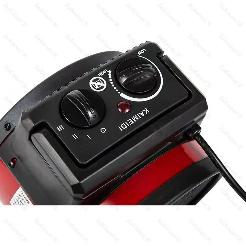 3500W Portable Ceramic Electric Space Heater 2500W Thermostat Air Warmer Radiator Room Fast Heat Auto Shut-Off Safety 1500KW