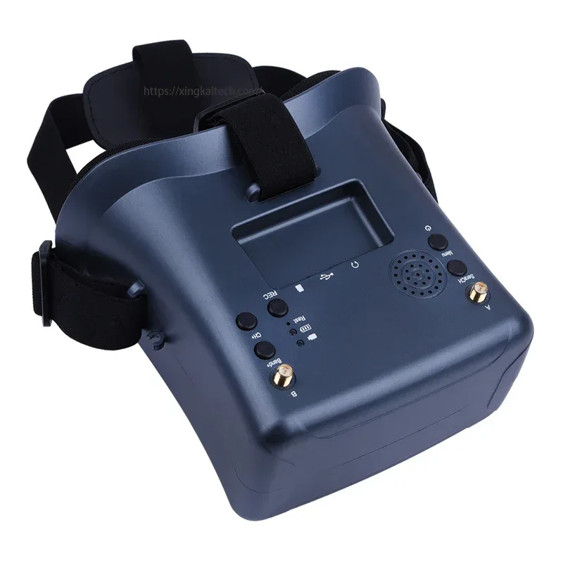 5.8G FPV Goggles LS-008D 4.3 Inch 40CH Support DVR Dual Antenna Built-in Battery LS008D Helmet FPV Goggles