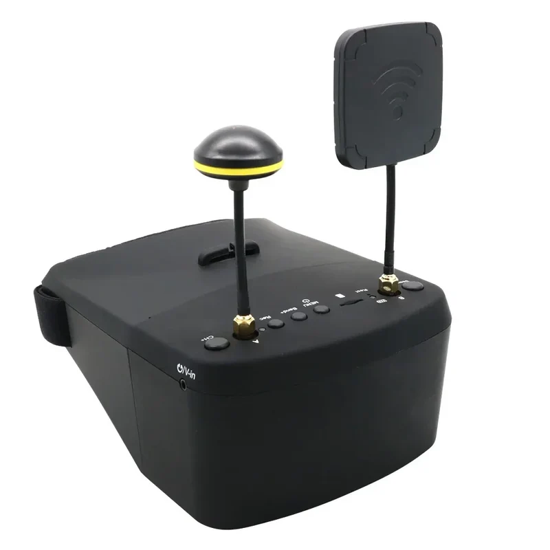 Ev800d 5.8g 40ch 5 Inch 800*480 Video Headset Dvr Diversity Fpv Goggles With Battery For Rc Model Rc Fpv Drone