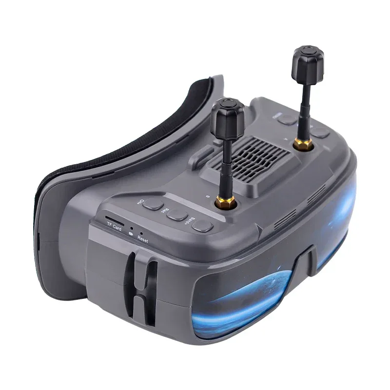 VR200 3.5-inch IPS Screen FPV Goggles 5.8G Analog With DVR 40CH Supports Analog FPV 1024 * 600px Resolution