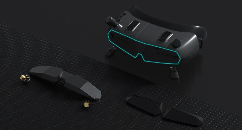 Walksnail Avatar HD Goggles X With Avatar HD Pro Kit (Dual Antennas Version) And GM3 Gimbal Head Tracking For FPV s