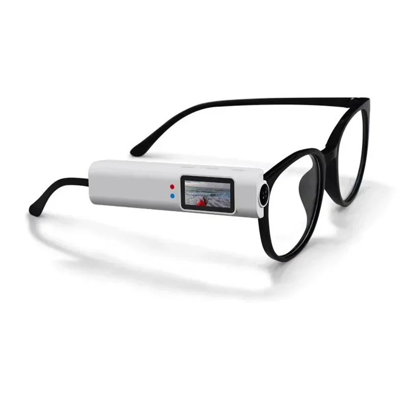 2.7K HD FPV Glasses Camera Wearable WiFi Video Camcorder 110°Wide Angle Lens Anti-shake 0.96" APP Control FPV Camera