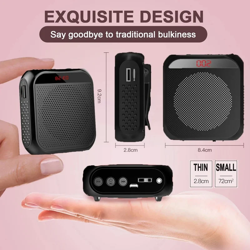 Megaphone Bullhorn Portable Audio Amplifier With Microphone Loudspeaker Shop Voice Sound For Teacher Amplified Megafon