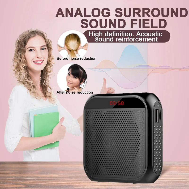 Megaphone Bullhorn Portable Audio Amplifier With Microphone Loudspeaker Shop Voice Sound For Teacher Amplified Megafon