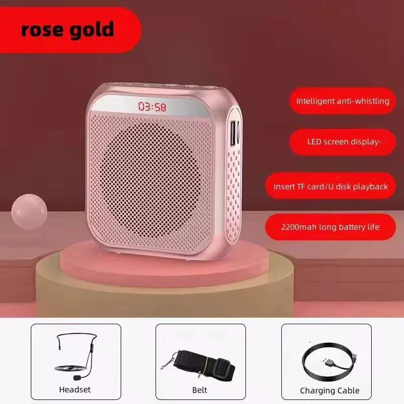 Megaphone Bullhorn Portable Audio Amplifier With Microphone Loudspeaker Shop Voice Sound For Teacher Amplified Megafon