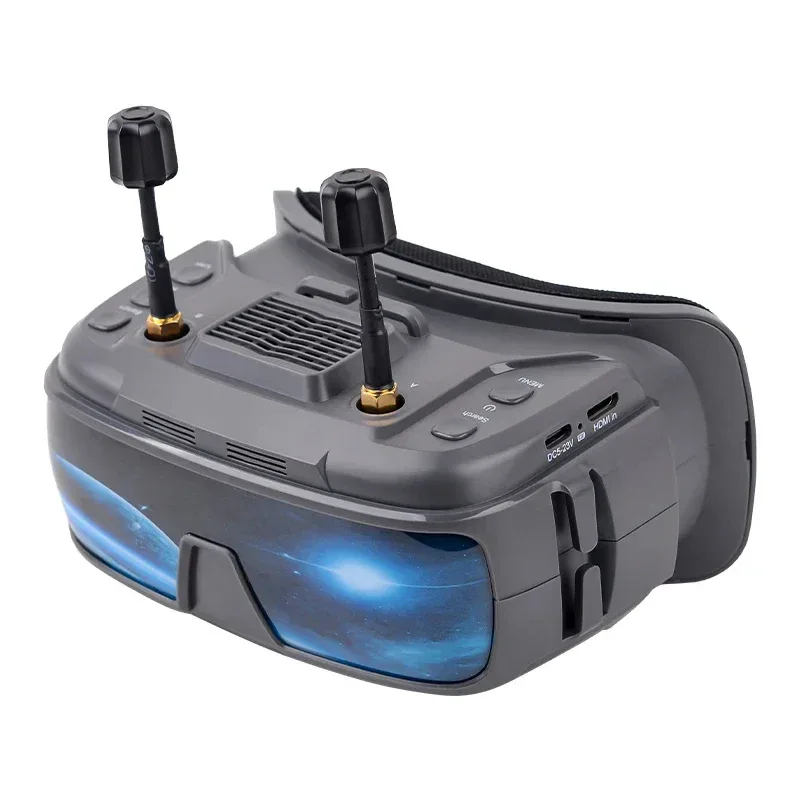 FPV Goggles 3.5 inch Goggles VR200 5.8G Analog with DVR 40CH 1024*600px IPS Screen Support for Analog FPV Racing Drone