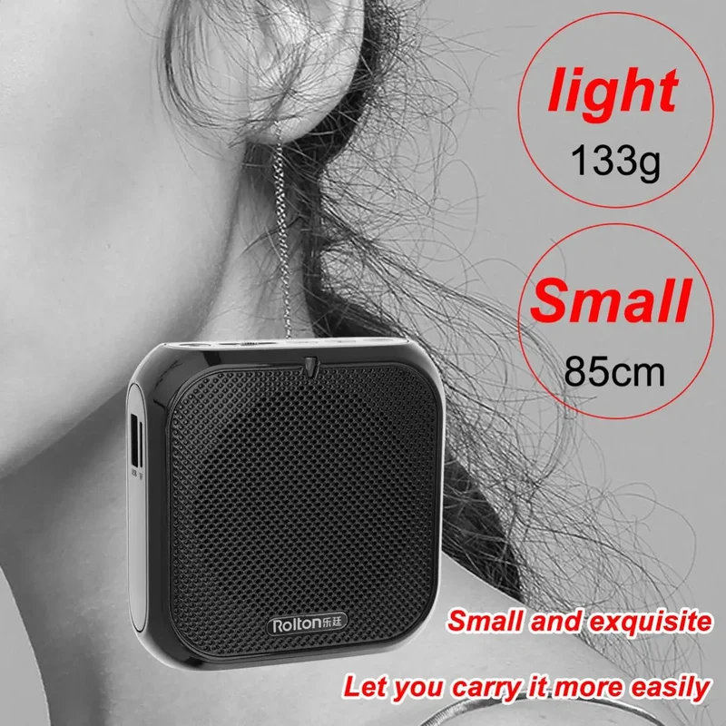 Megaphone Radios Original Sound Voice Amplifier Waist Band Clip Loudspeaker Support USB FM Radio TF MP3 Player For Teachers