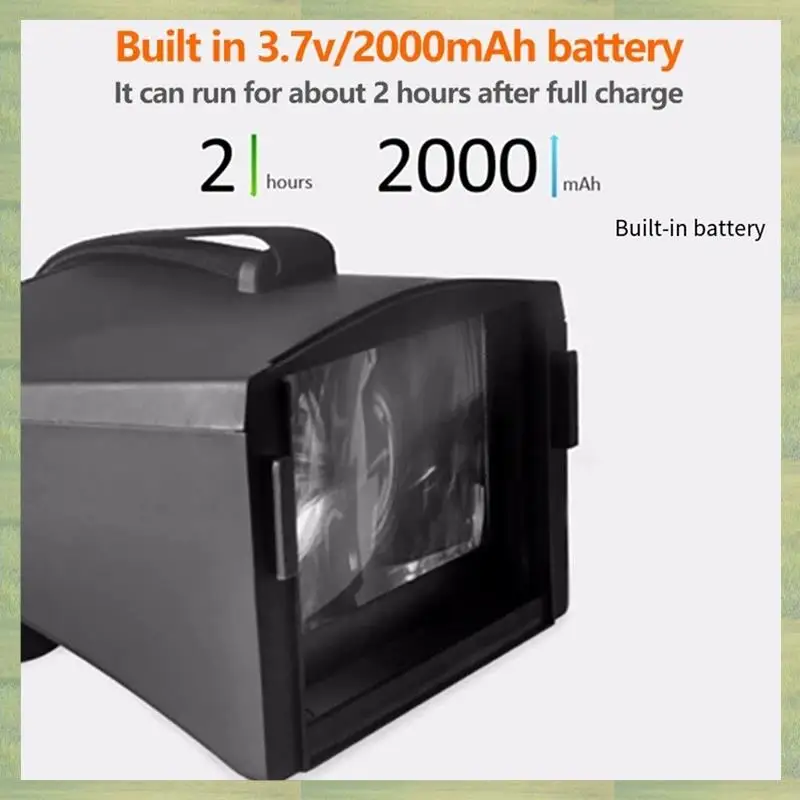 N75R-EV800D 5.8G 40CH 5 Inch 5.8G 40CH 5 Inch 800X 480 HD DVR Diversity FPV Goggles With Battery For RC Drones And Models