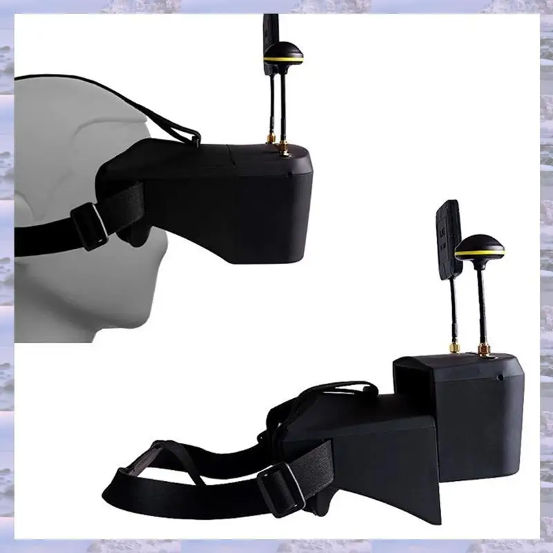 N75R-EV800D 5.8G 40CH 5 Inch 5.8G 40CH 5 Inch 800X 480 HD DVR Diversity FPV Goggles With Battery For RC Drones And Models